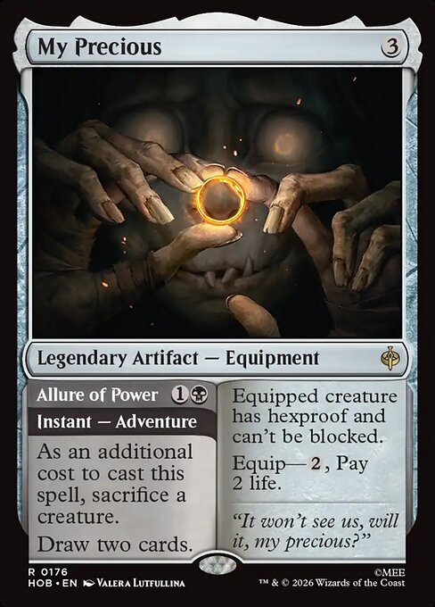 My Precious // Allure of Power HOB 176 Regular - Magic The Hobbit carta singola ENG