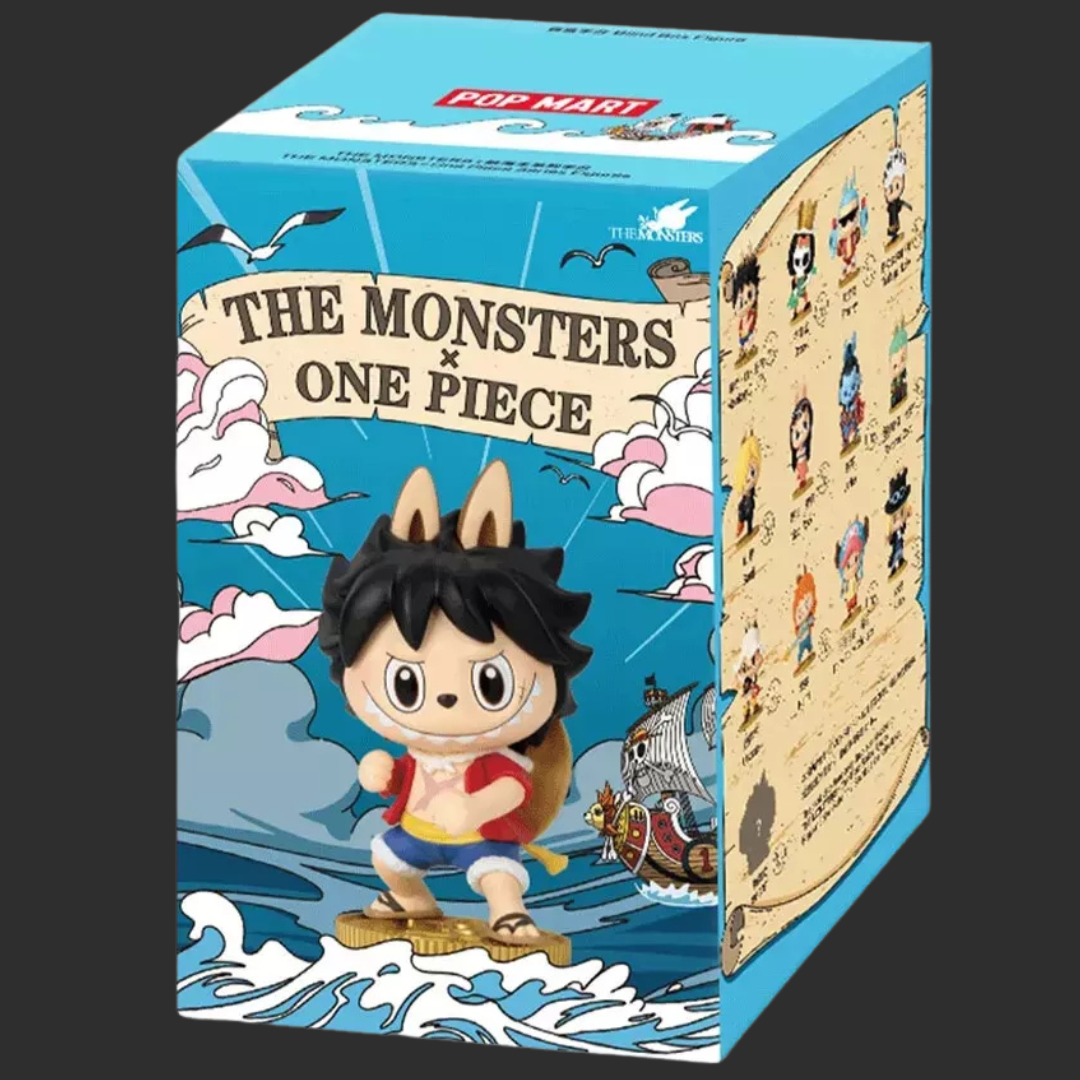 POP MART - The Monsters X One Piece Series - Figure Toy Gift Labubu (1 blind box)
