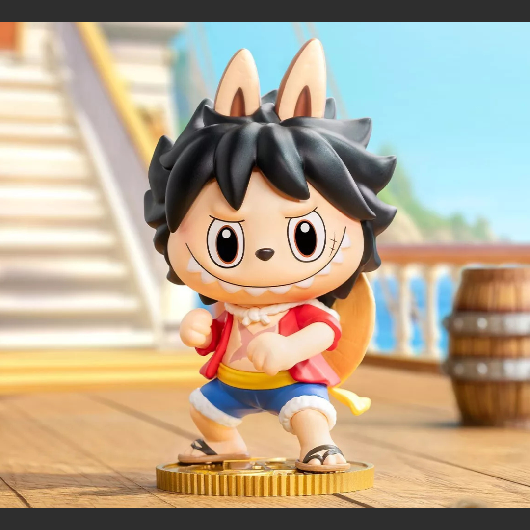 POP MART - The Monsters X One Piece Series - Figure Toy Gift Labubu (1 blind box)