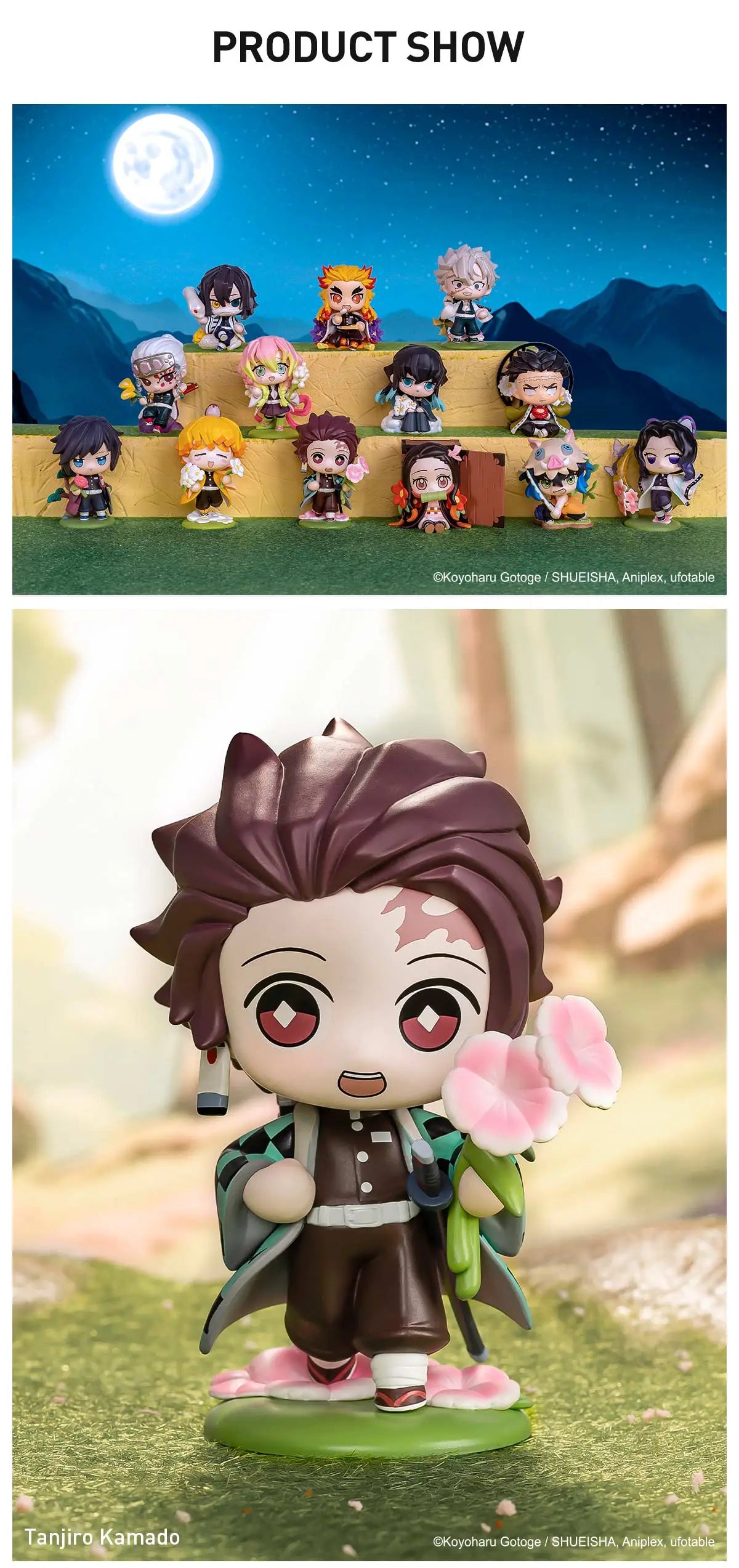 POP MART - Demon Slayer: Kimetsu no Yaiba - Birth Flower Series Figures (1 blind box)