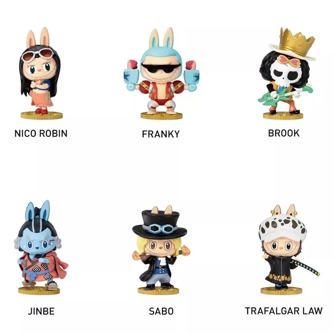 POP MART - The Monsters X One Piece Series - Figure Toy Gift Labubu (1 blind box)