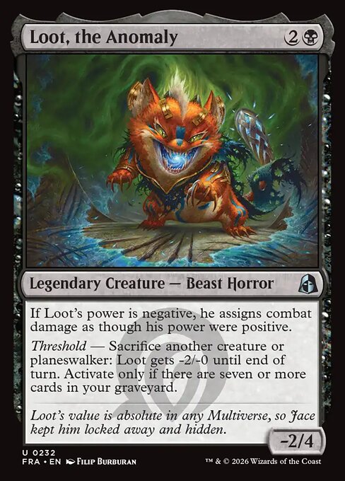 Carte Singole Magic ENG - Reality Fracture - Loot, the Anomaly (FRA 232)