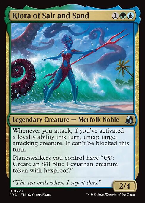 Carte Singole Magic ENG - Reality Fracture - Kiora of Salt and Sand (FRA 273)