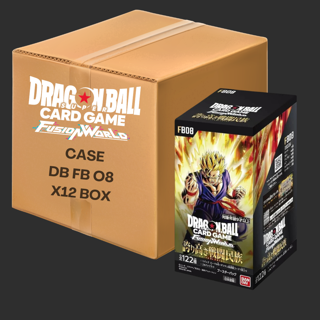 Case Dragon Ball Super Card Game - Fusion World - FB08 - Saiyan's Pride - 12 Box da 24 Bustine - JAP