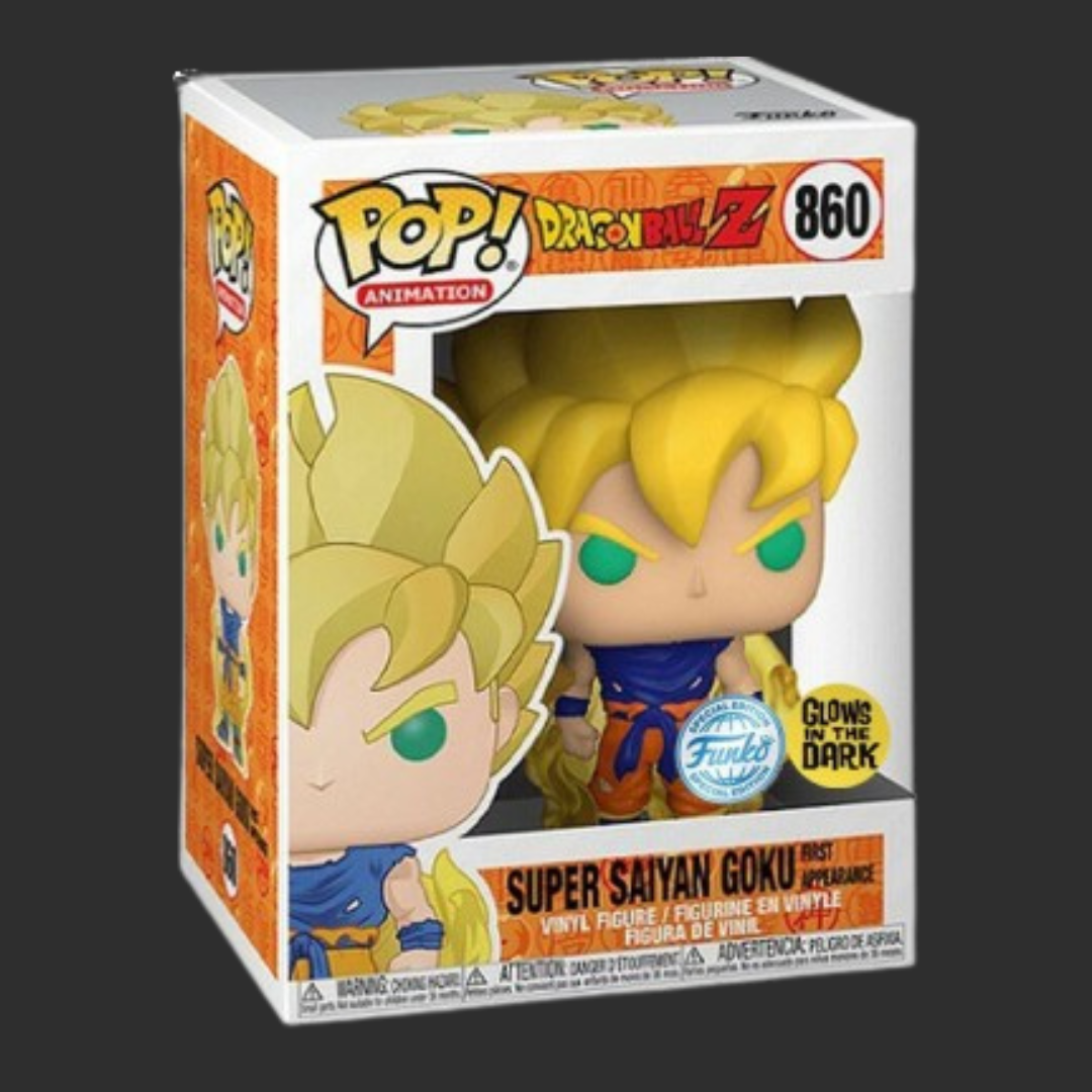 Funko POP! Dragon Ball – Super Saiyan Goku – Glows in the Dark – Special Edition 860