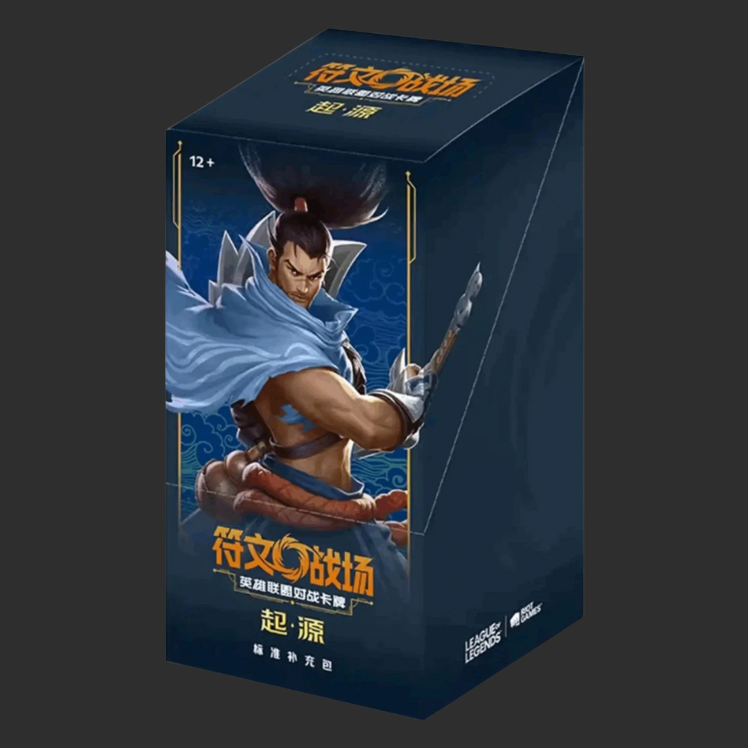 League of Legends: Riftbound - CH - Origins Set 1 - Slim Booster Box 24 Packungen - Chinesische Ausgabe