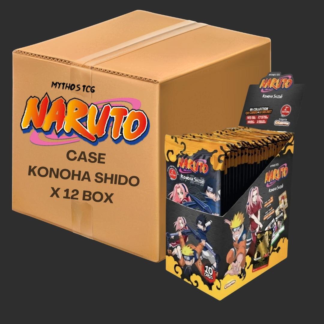 Naruto Mythos TCG – Konoha Shido – Case 12 Booster Box – ENG - 2a Edizione