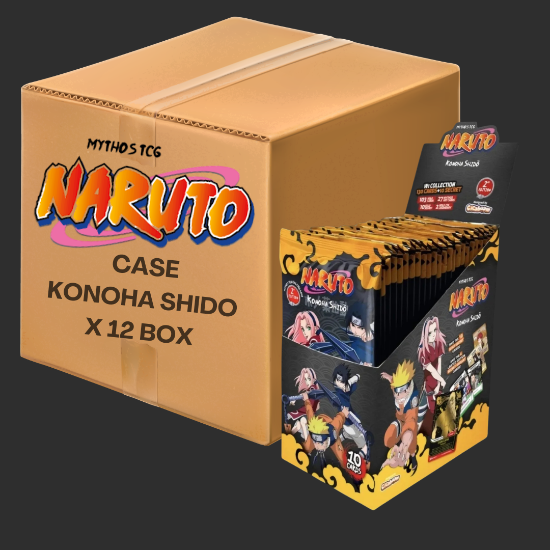 Naruto Mythos TCG – Konoha Shido – Case 12 Booster Box – ENG - 2a Edizione