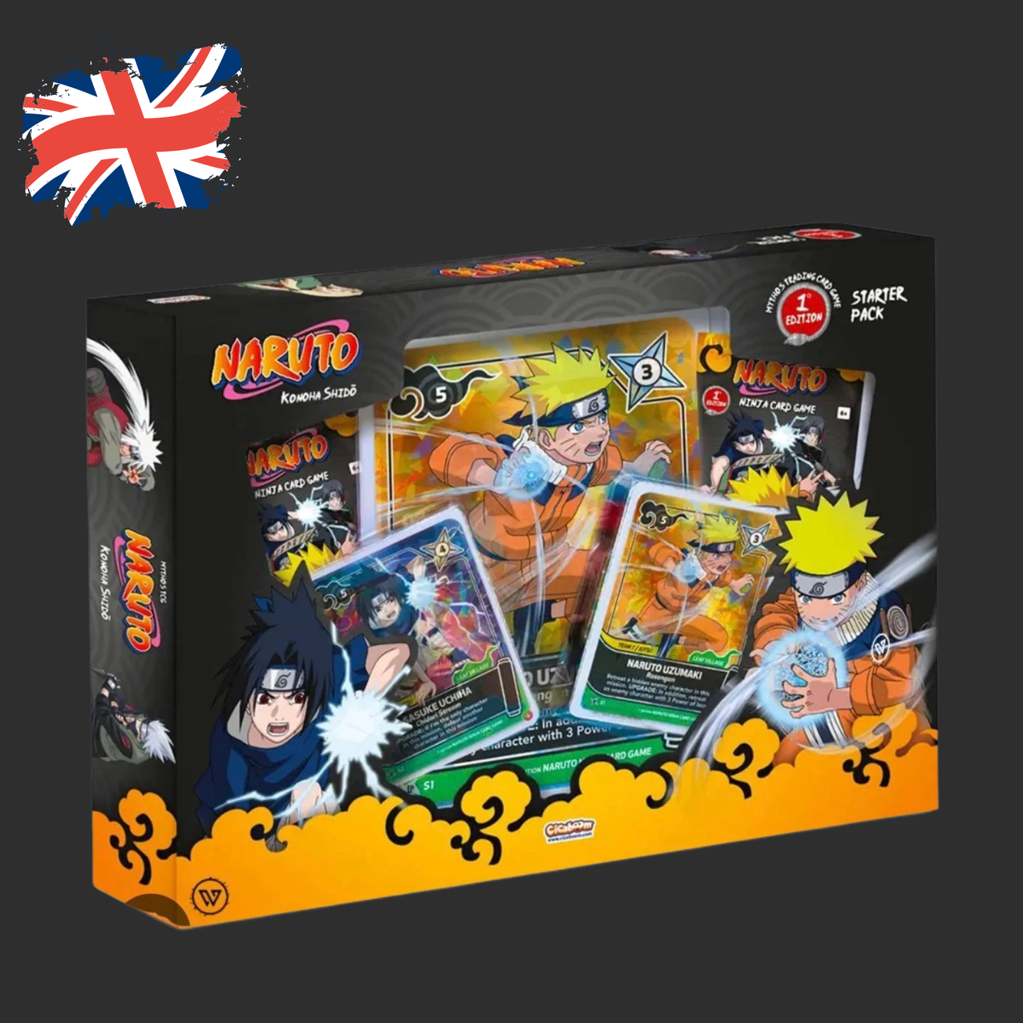 Naruto Mythos TCG – Konoha Shido – Special Pack Naruto & Sasuke – ENG – 1st Edition