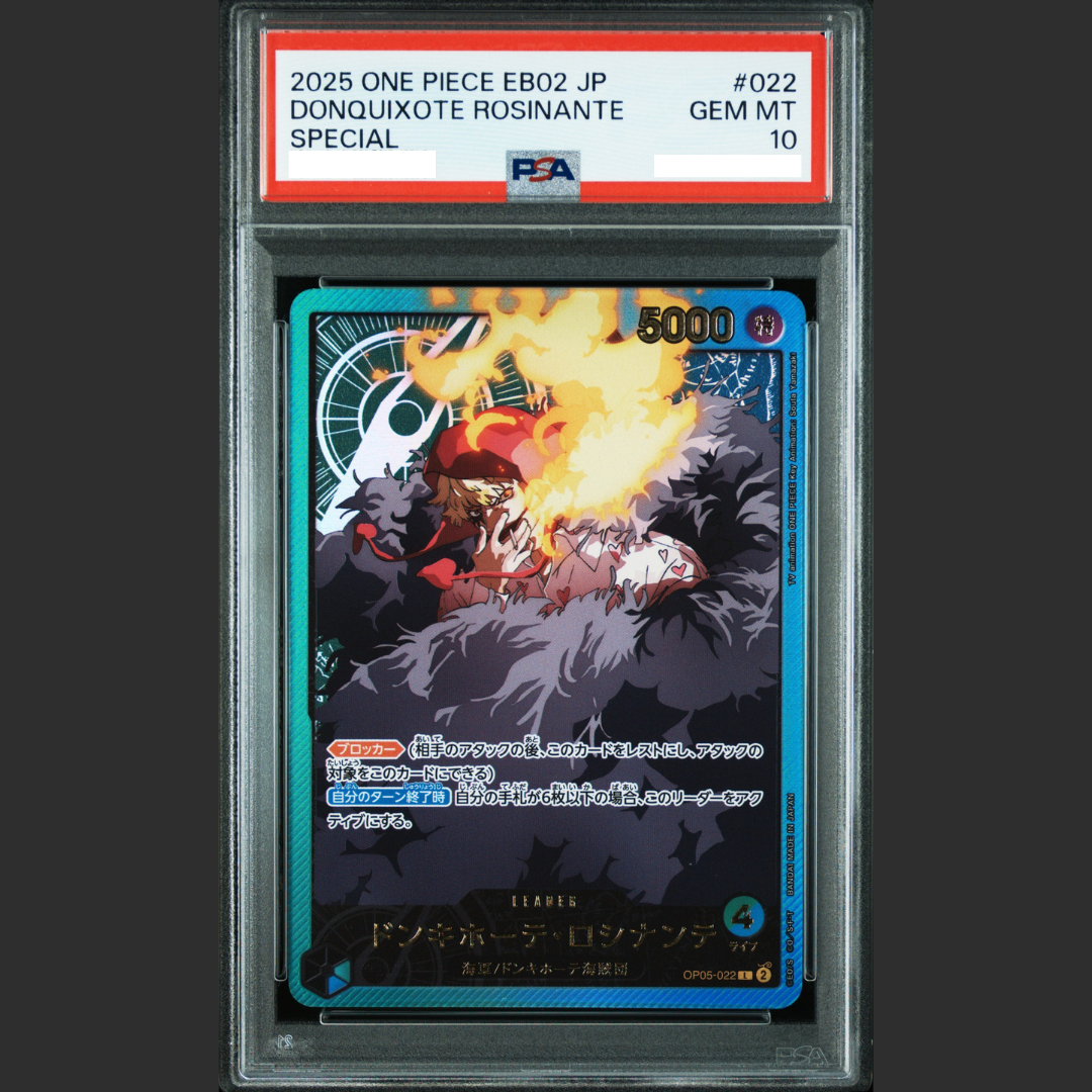 PSA 10 - One Piece JAP - EB02 - #022 DONQUIXOTE ROSINANTE - SPECIAL