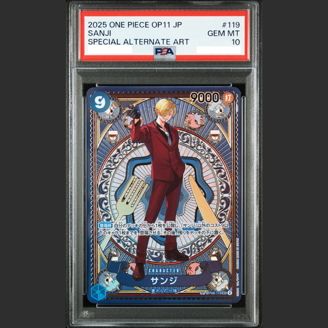 PSA 10 - One Piece JAP - OP11 - #119 SANJI SPECIAL - ALTERNATE ART