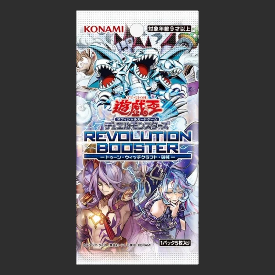 Yu-Gi-Oh! GCC – Revolution Booster: Toon & Witchcrafter & Unchained – Booster Box 15 Packs – Jap