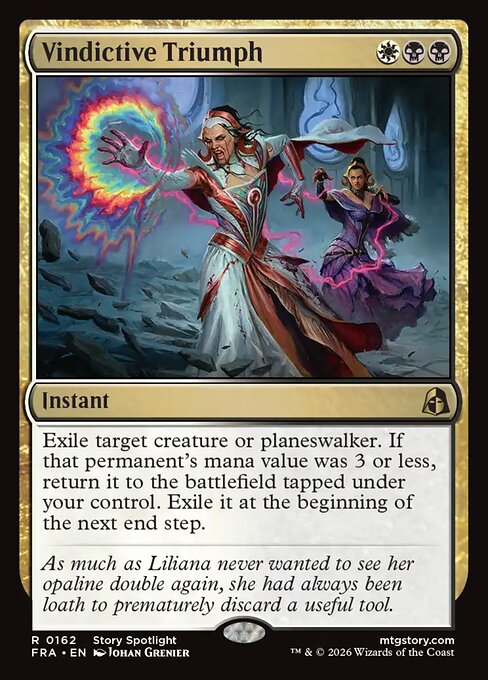 Carte Singole Magic ENG - Reality Fracture - Vindictive Triumph (FRA 162)
