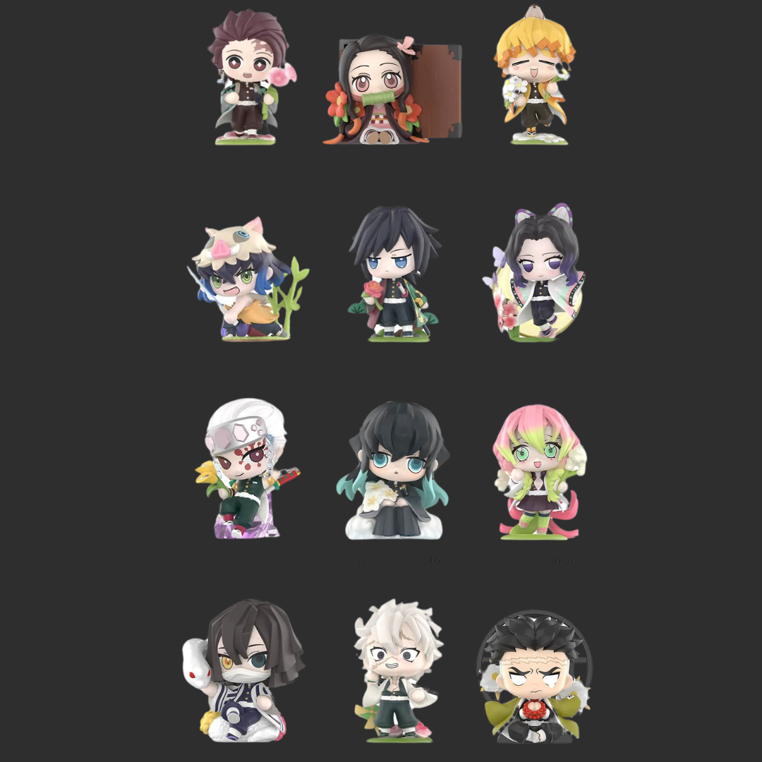 POP MART - Demon Slayer: Kimetsu no Yaiba - Birth Flower Series Figures (1 blind box)