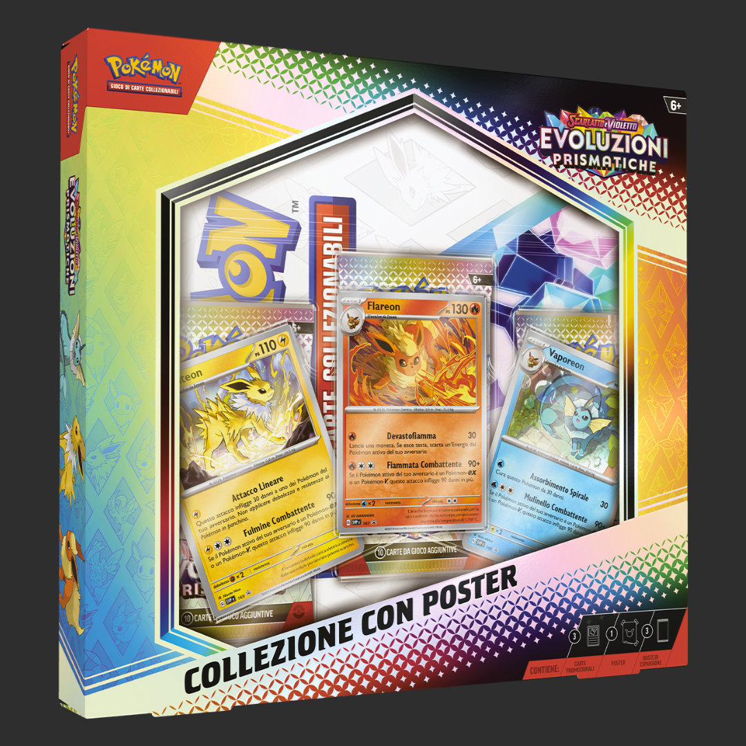 Pokémon Evoluzioni Prismatiche - Collezione con Poster - Ita