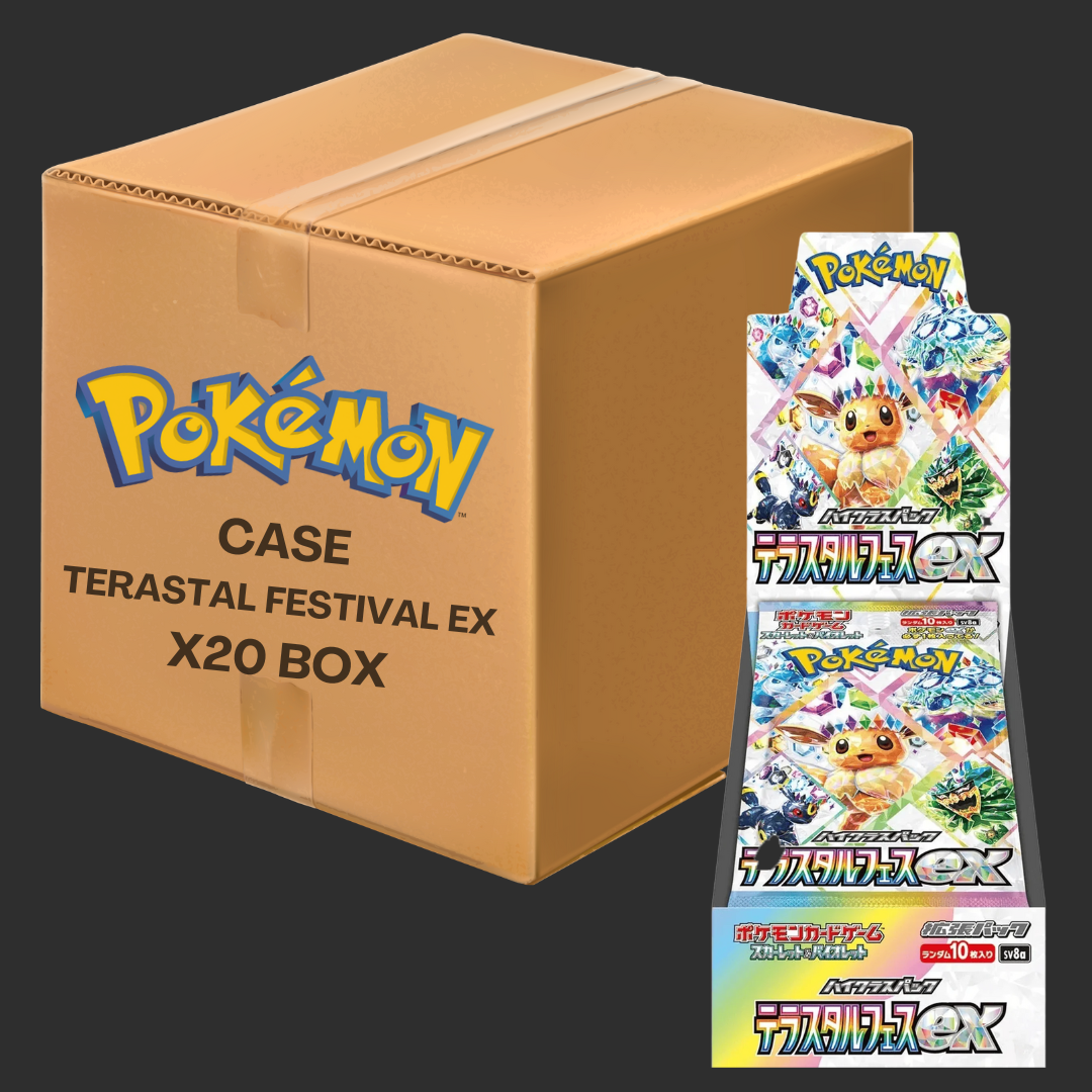 Pokmon Case - sv8a - Terastal Festival EX - 20 Booster Boxes - Jap Mirabilia Store Pokmon Case - sv8a - Terastal Festival EX - 20 Booster Boxes - Jap Mirabilia Store
