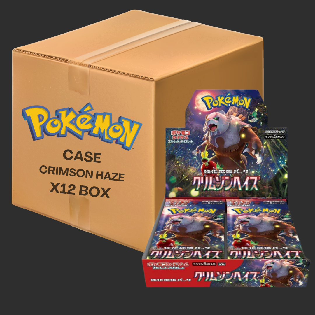 pokemon crimson haze booster box Pokémon Case - sv5a - Crimson Haze - 12 Booster Box