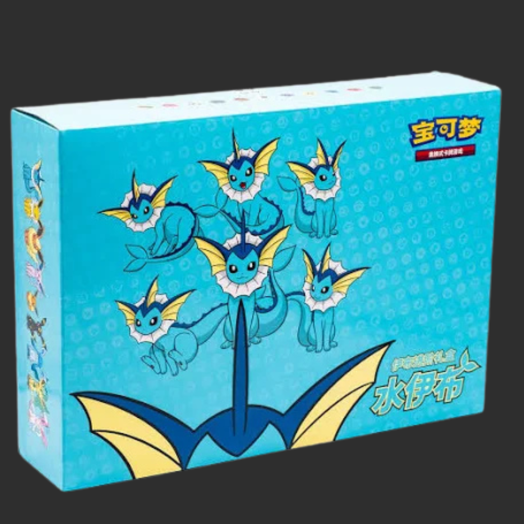 Pokémon TCG – Eevee GX Advanced Vaporeon Gift Box – Edizione Cinese Semplificata