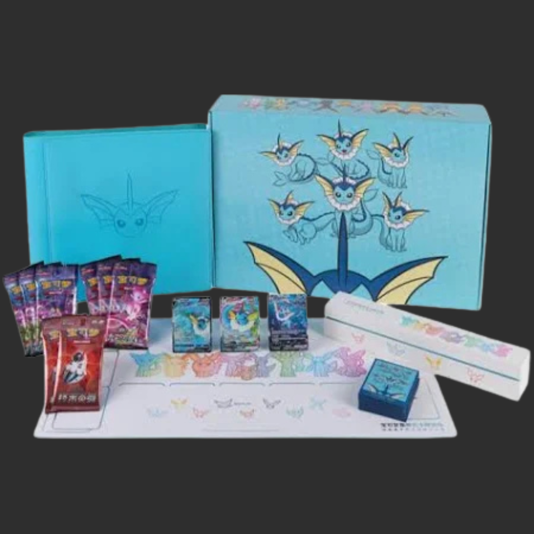 Pokémon TCG – Eevee GX Advanced Vaporeon Gift Box – Edizione Cinese Semplificata