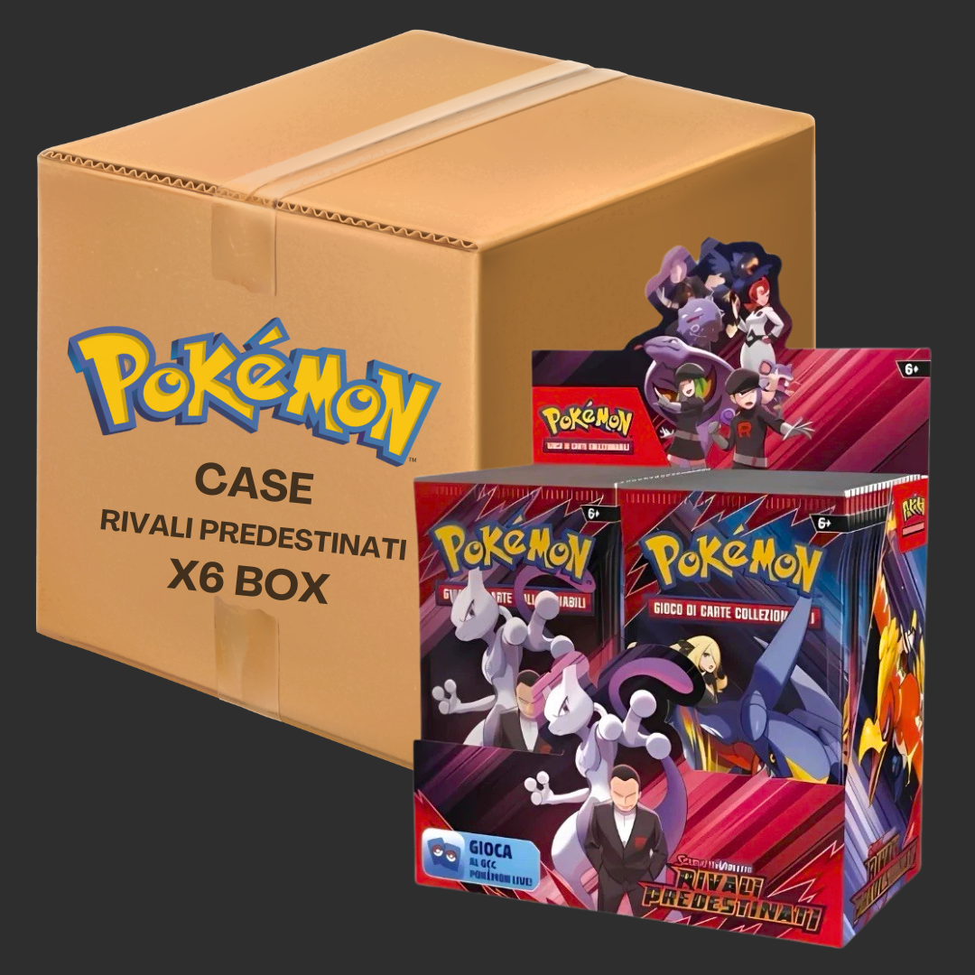 Case Pokémon Rivali Predestinati - 6 Box - Ita