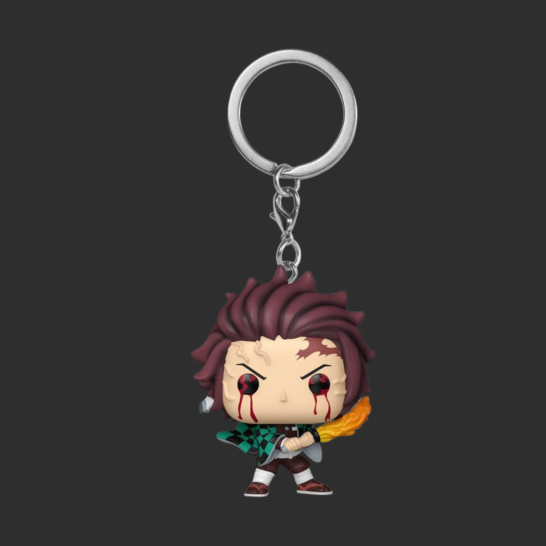 Funko POP! Keychain - Demon Slayer - Tanjiro Kamado - Portachiavi