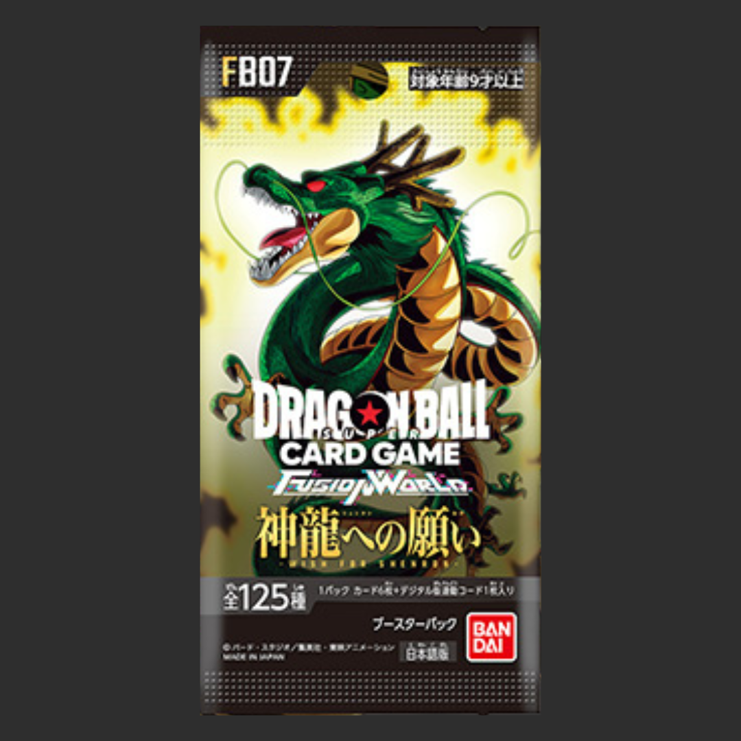 Dragon Ball Super Card Game - Fusion World - FB07 - Wish for Shenron - Box 24 Bustine - JAP
