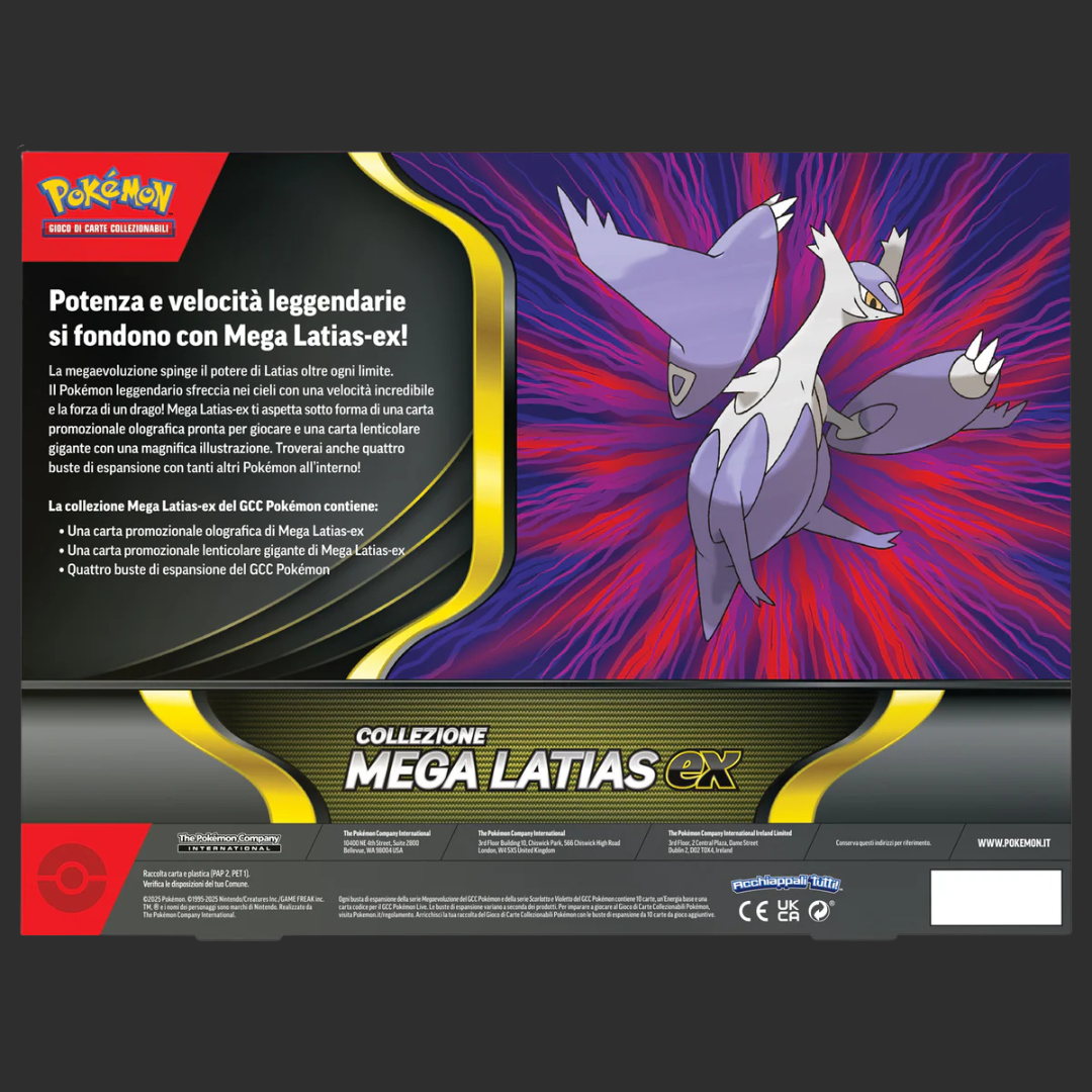Pokémon TCG – Mega Latias EX Kollektion – Mega-Entwicklung – Ita