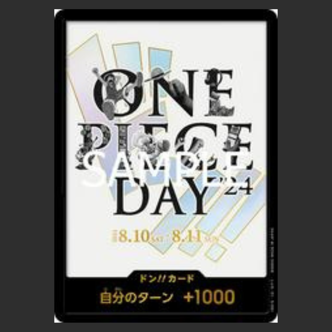 Promo Card - One Piece JAP - One Piece Day 24 - Promo