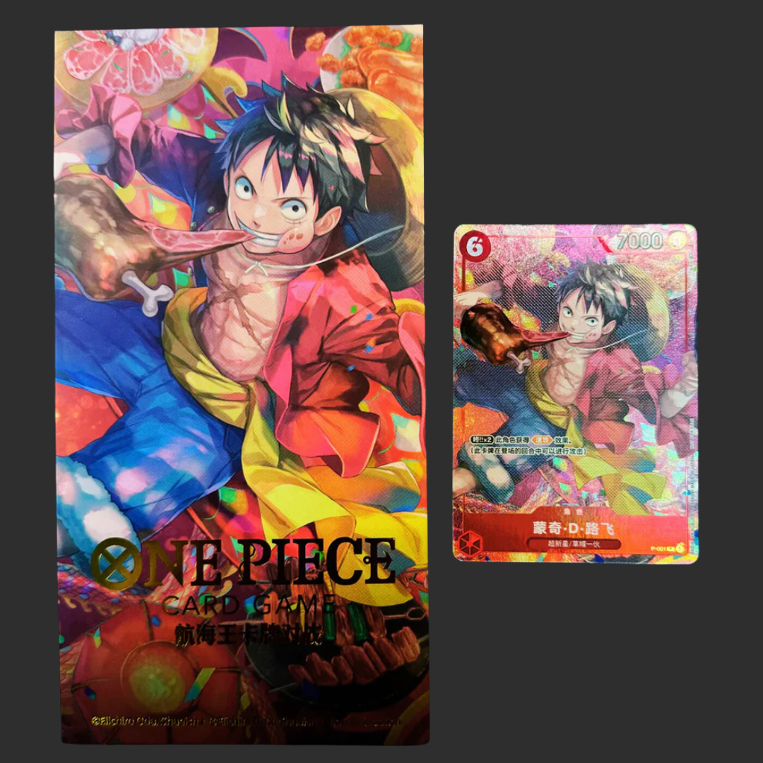 Promo Card - One Piece CH - Monkey D.Luffy P-001 Chinese New Year - Promo - Chinese