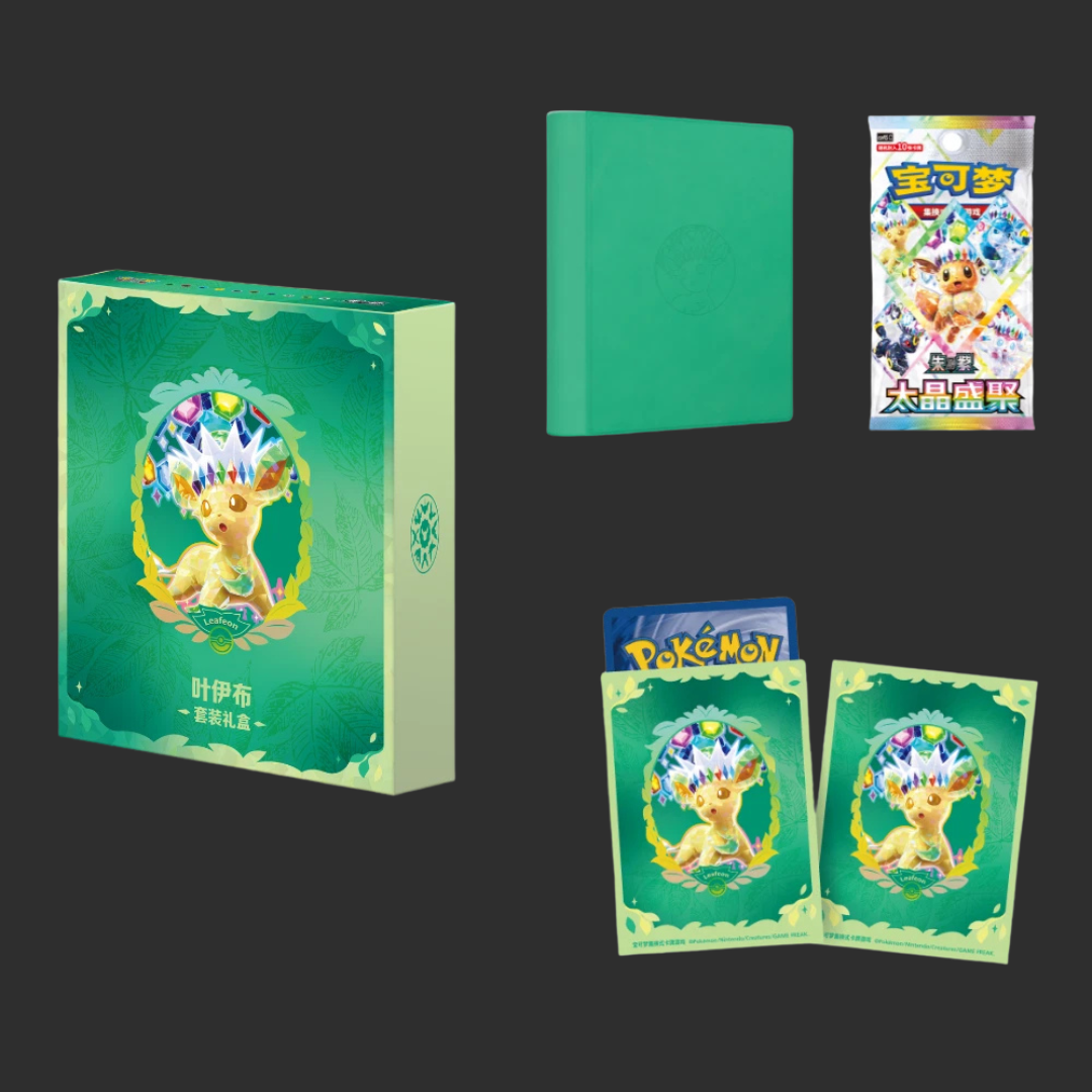 Pokémon CH - Terastal Grand Gathering – Binder Gift Box - Leafeon - CH