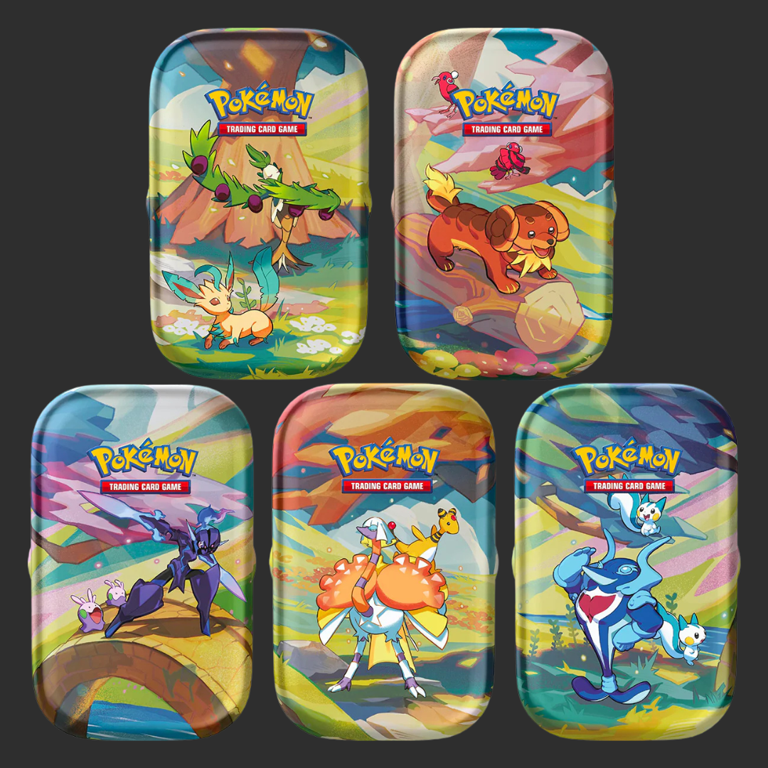 Pokémon Paldea Sfavillante - Mini Tin da collezione - Set 5 artwork - Ita