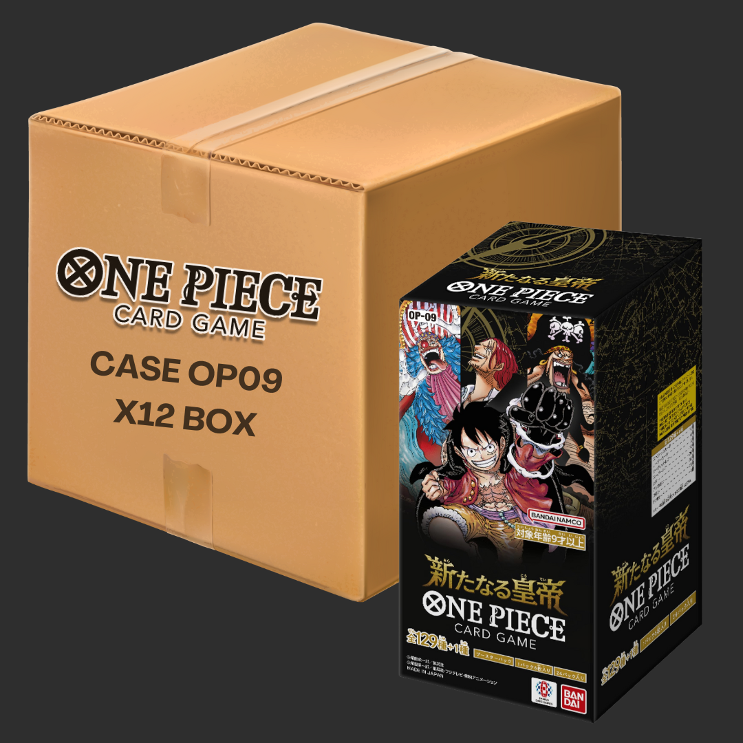 Case One Piece - OP 09 Four Emperors (JAP) - 12 Booster boxes of 24 En Mirabilia Store Case One Piece - OP 09 Four Emperors (JAP) - 12 Booster boxes of 24 En Mirabilia Store