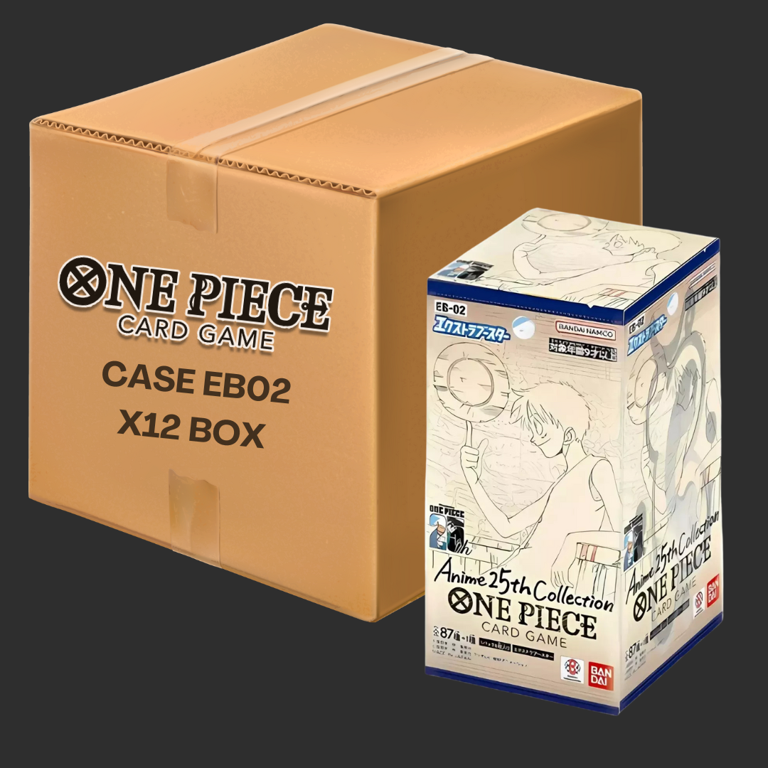 Case One Piece - EB 02 - Anime 25th Collection - 12 Booster box 24 Bustine - JAP
