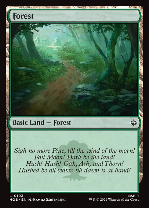 Forest HOB 193 Foil - Magic The Hobbit carta singola ENG