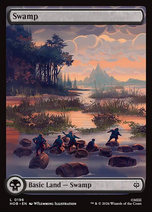 Swamp HOB 196 Foil - Magic The Hobbit carta singola ENG
