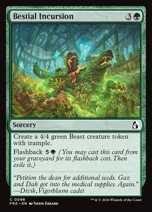 Carte Singole Magic ENG - Reality Fracture - Bestial Incursion (FRA 098)
