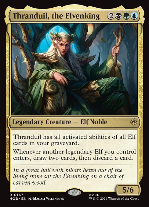 Thranduil, the Elvenking HOB 167 Regular - Magic The Hobbit carta singola ENG