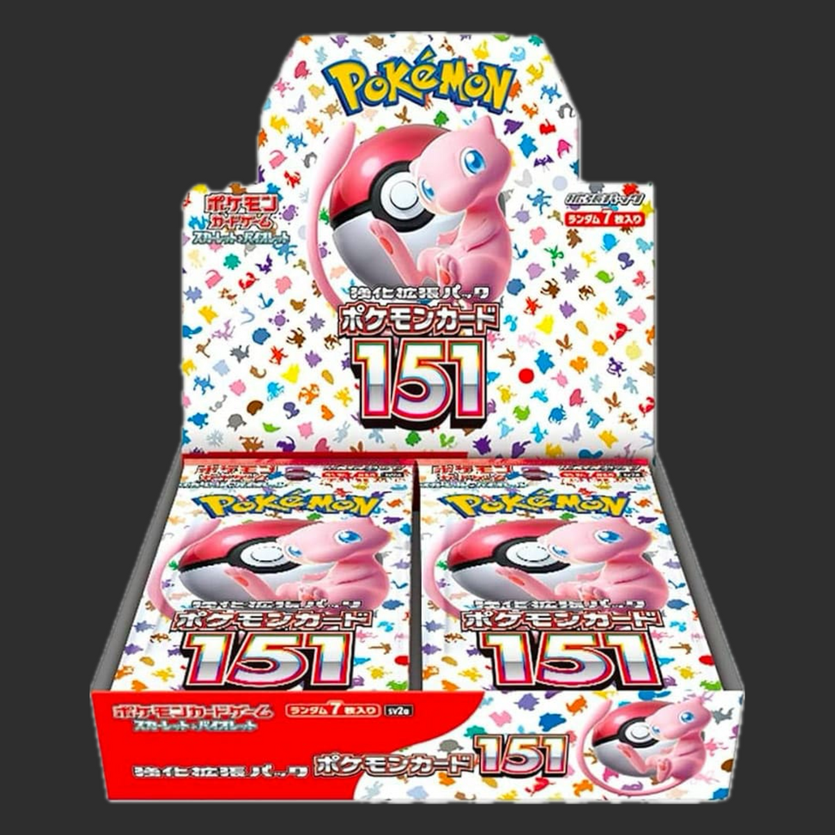 sv2a - Pokémon 151 - Box mit 20 Boosterpacks - Jap