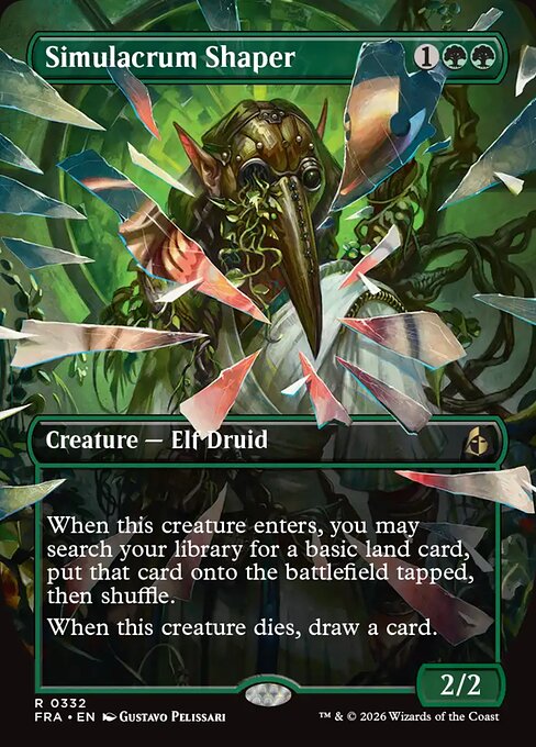Carte Singole Magic ENG - Reality Fracture - Simulacrum Shaper (FRA 332)