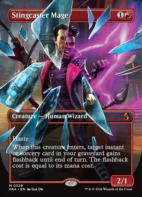 Carte Singole Magic ENG - Reality Fracture - Stingcaster Mage (FRA 329)