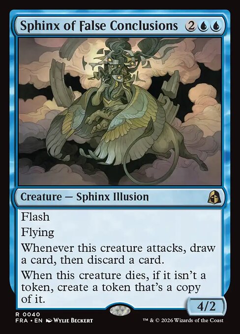 Carte Singole Magic ENG - Reality Fracture - Sphinx of False Conclusions (FRA 040)
