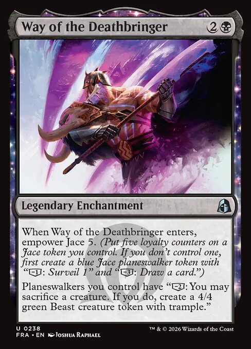 Carte Singole Magic ENG - Reality Fracture - Way of the Deathbringer (FRA 238)