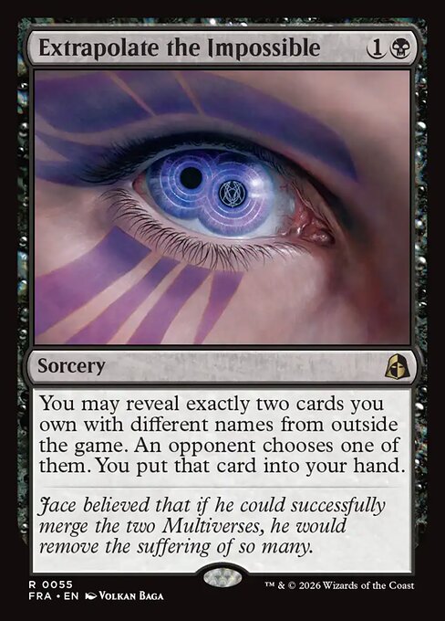 Carte Singole Magic ENG - Reality Fracture - Extrapolate the Impossible (FRA 055)