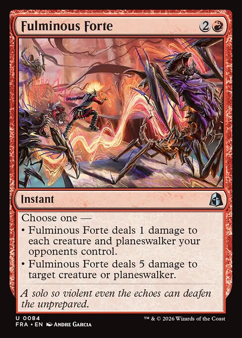 Carte Singole Magic ENG - Reality Fracture - Fulminous Forte (FRA 084)