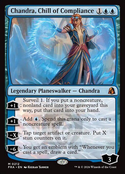 Carte Singole Magic ENG - Reality Fracture - Chandra, Chill of Compliance (FRA 212)