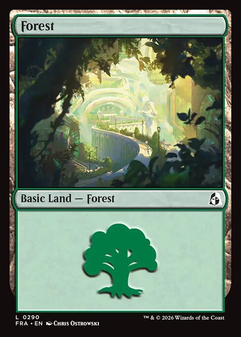 Carte Singole Magic ENG - Reality Fracture - Forest (FRA 290)
