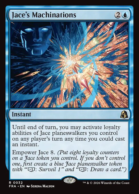 Carte Singole Magic ENG - Reality Fracture - Jace's Machinations (FRA 032)