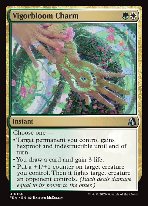 Carte Singole Magic ENG - Reality Fracture - Vigorbloom Charm (FRA 160)