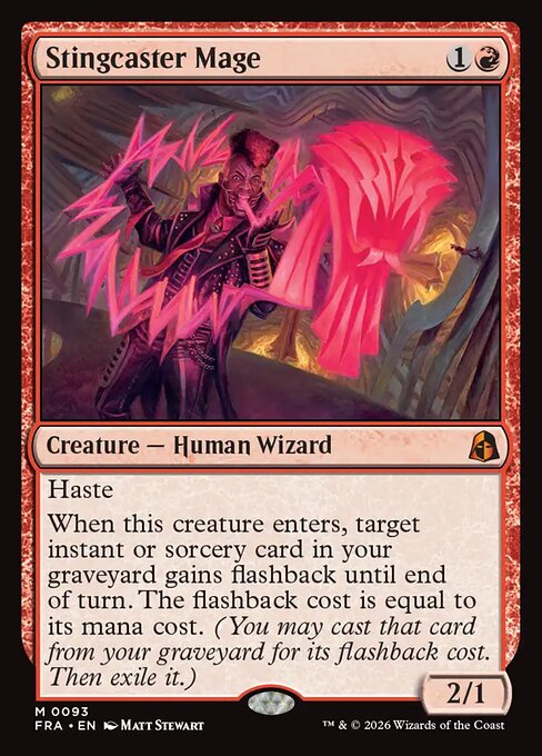 Carte Singole Magic ENG - Reality Fracture - Stingcaster Mage (FRA 093)