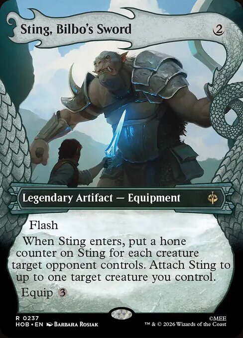 Sting, Bilbo's Sword HOB 237 Regular - Magic The Hobbit carta singola ENG